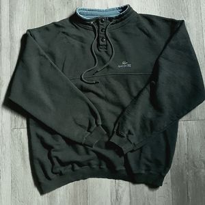 Vintage 90s Black Lacoste sweatshirt "men" XL